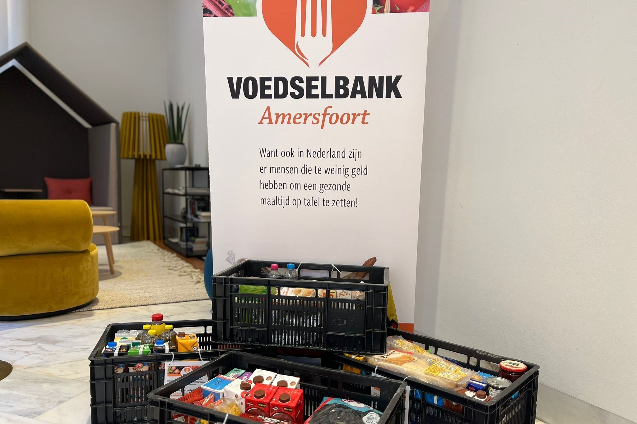 Door middel van donaties uit de verkoop van haar BASIC instrumenten draagt VEGA bij aan de financiering van onder andere voedselpakketten aan Voedselbank Amersfoort.