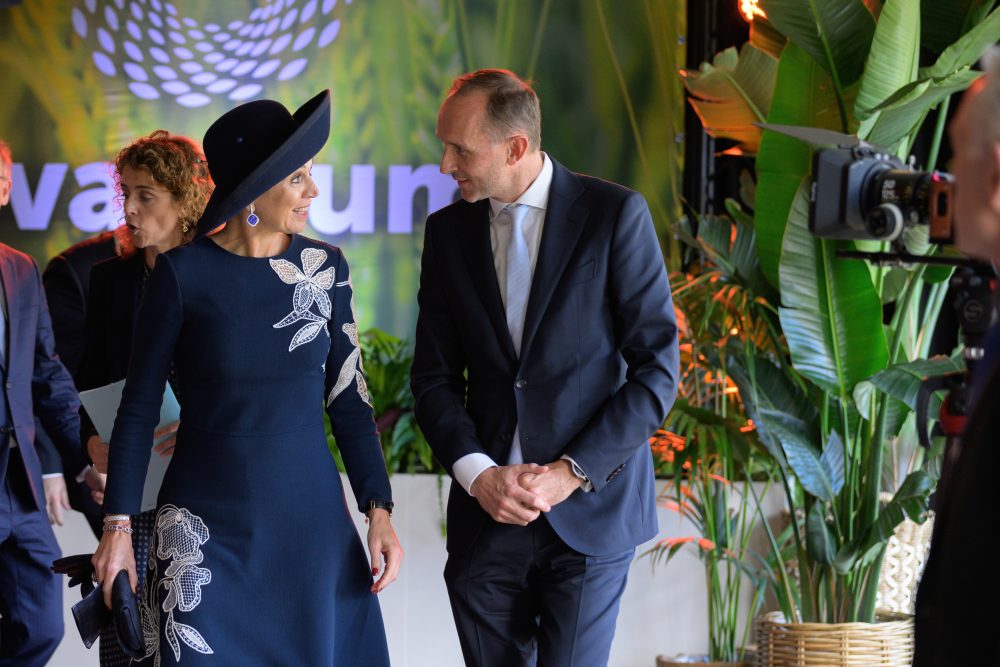 Koningin Maxima opent Avantium FDCA Flagship Plant.