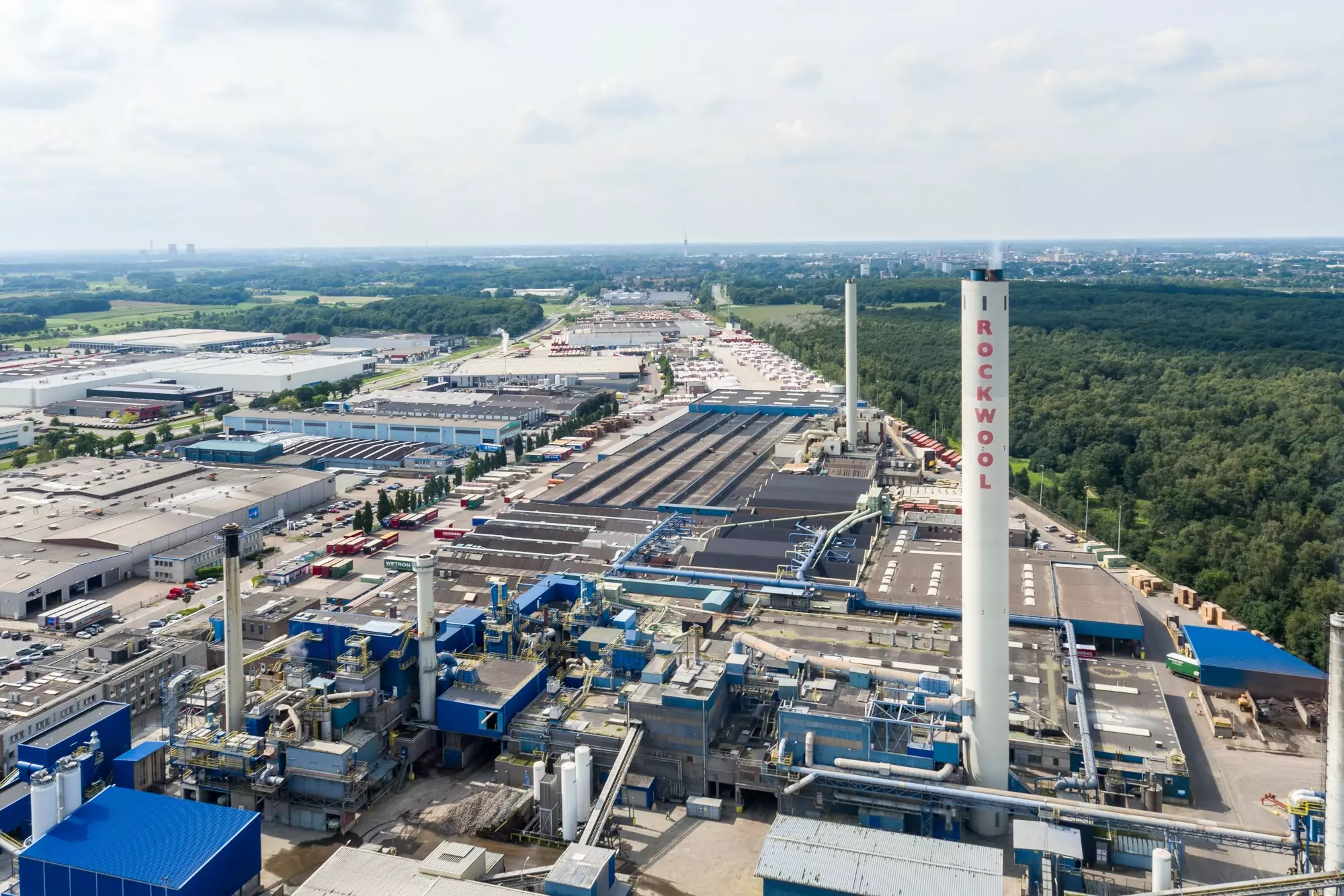 Luchtfoto Rockwool