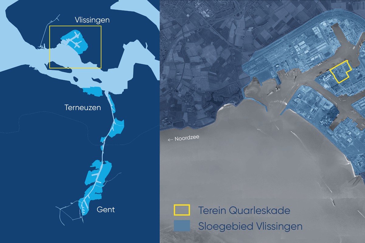 North Sea Port zoekt, in samenspraak met de curatoren, exploitanten voor een uniek zeehaventerrein met de nieuwe Quarleskade en een directe toegang via de Westerschelde tot de Noordzee. Het gaat onder meer om het terrein van het voormalige bedrijf Bulk Terminal Zeeland in Vlissingen