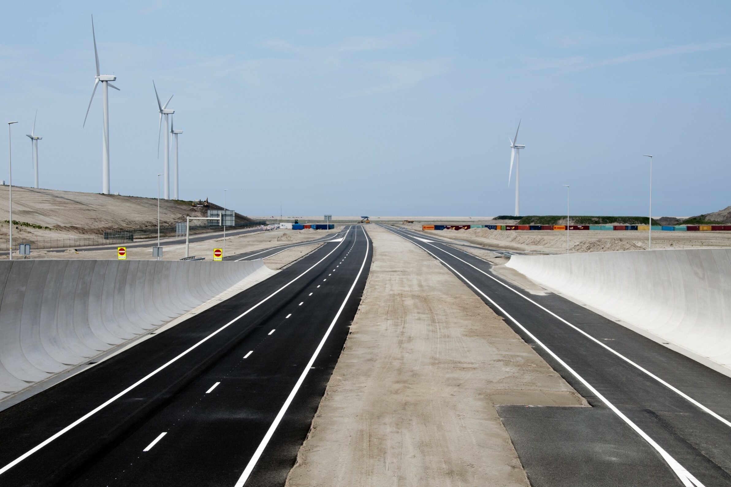 Tweede Maasvlakte leeg terrein