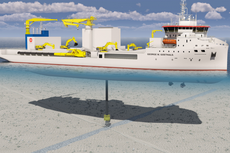 Schip voor onderzeese infrastructuur