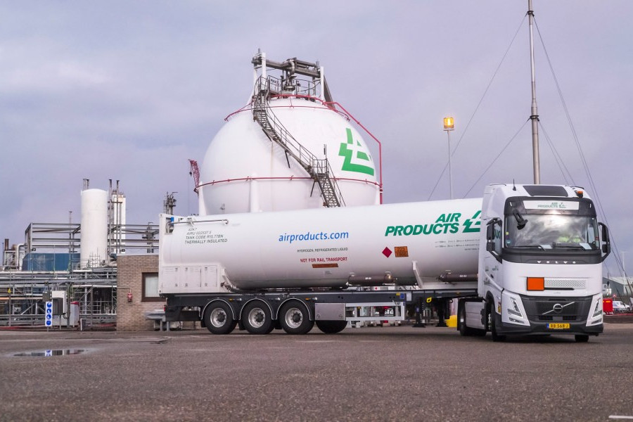 tankwagen van Air Products